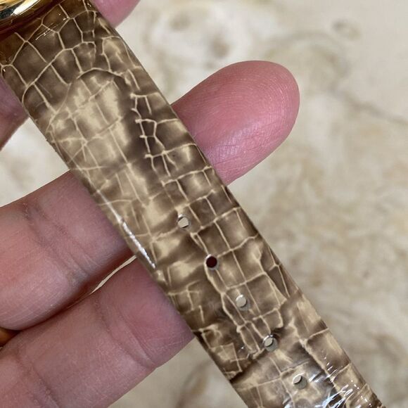 NEW! Crystal Embellished Purple & Gold Tone Stainless Steel Quartz Wristwatch - Picture 11 of 12